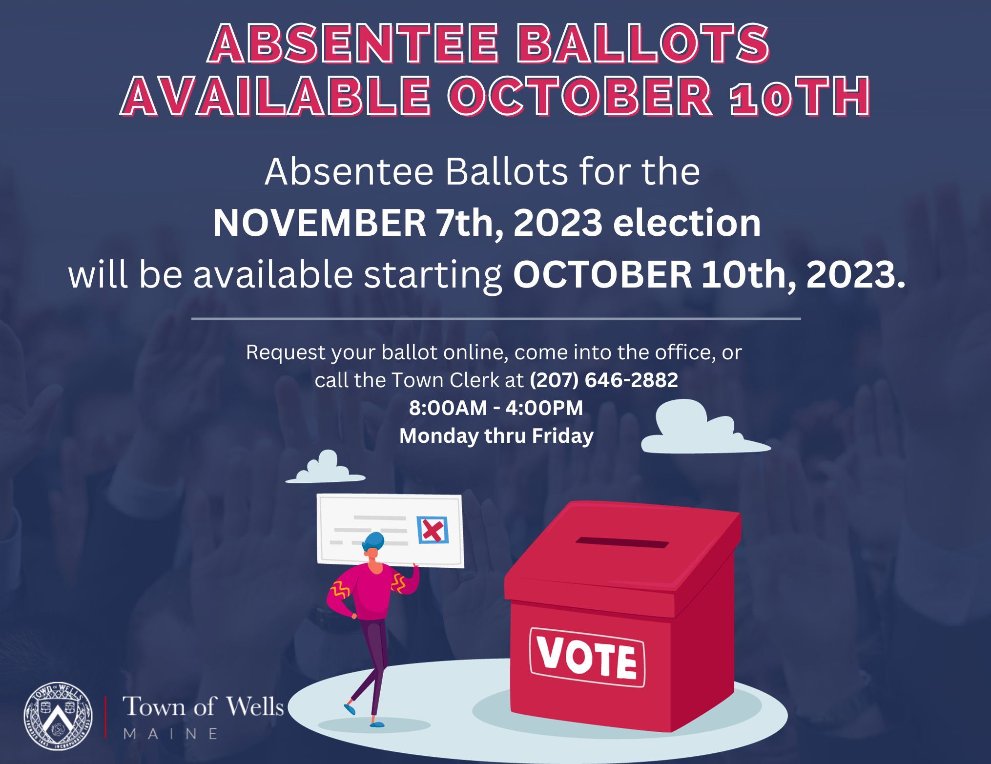 Absentee Ballots Available Newsflash (1)